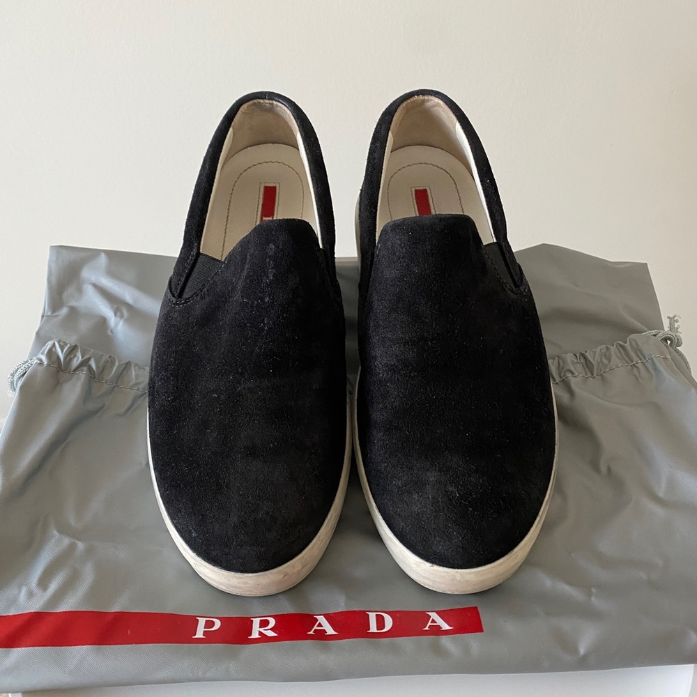 AUTHENTIC Prada Suede Slip-on Sneaker